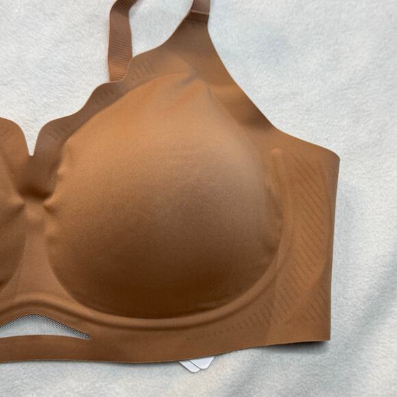 VERTVIE Full Coverage Tan Bra with 2" Extender Removable Pads Women’s Sz 2X L - Picture 4 of 10
